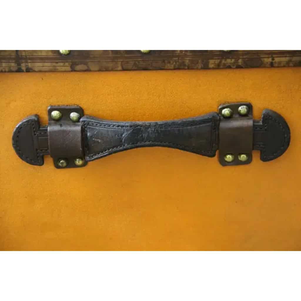 Malle Louis Vuitton ancienne orange 120 cm 16