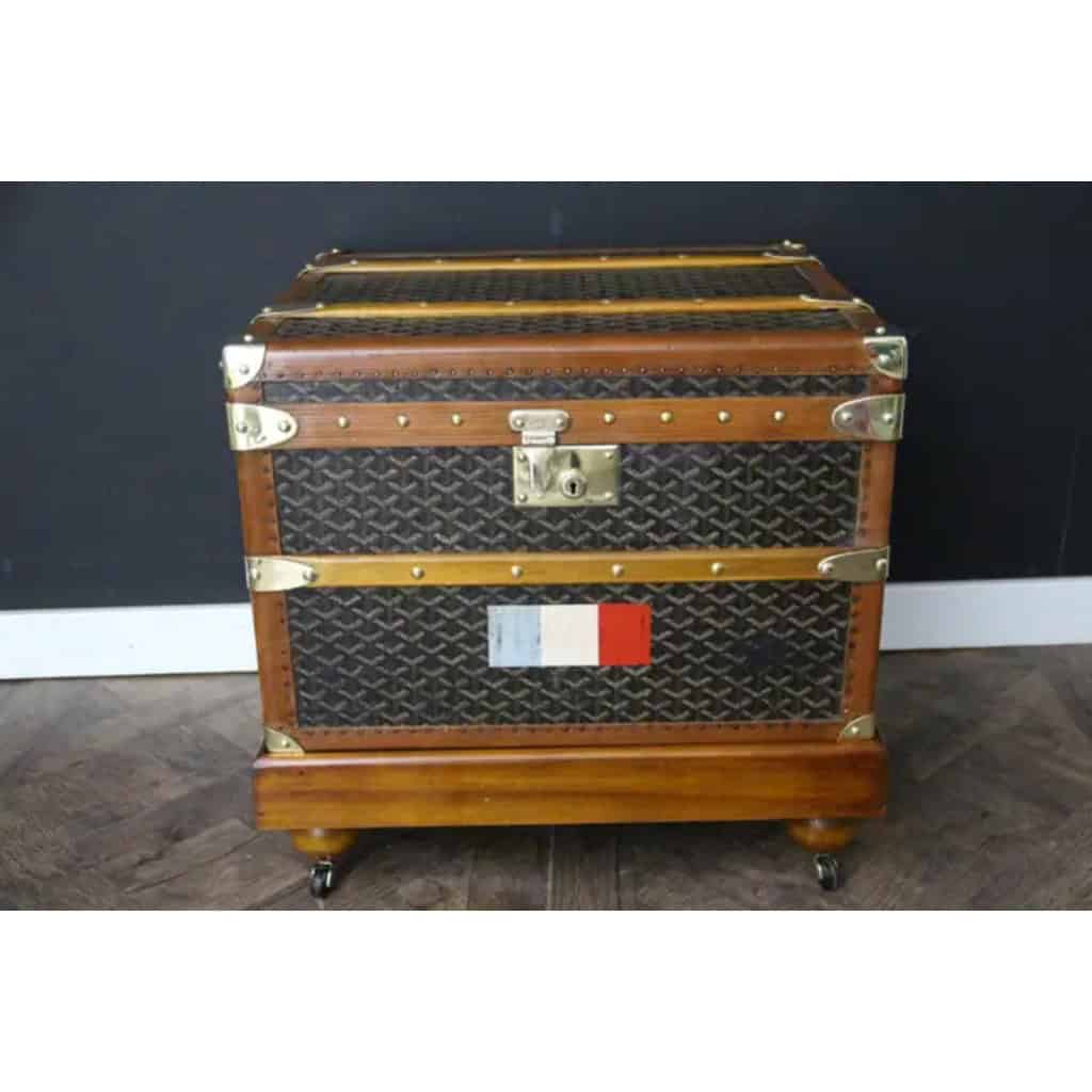 Petite malle Goyard ancienne 53 cm 4