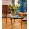 Table basse Maison Jansen Bronze et verre Saint Gobain. 1960 13