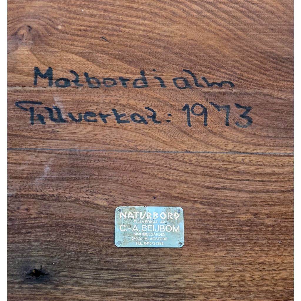 Table Haute de CA Beijbom pour Naturbord, Orme, 1973 10 Table Haute de CA Beijbom pour Naturbord, Orme, 1973 10