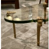 Table basse Maison Jansen Bronze et verre Saint Gobain. 1960 16