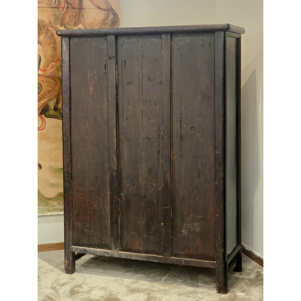 Cabinet de Lettré chinois, Bois laqué, 19ème 6