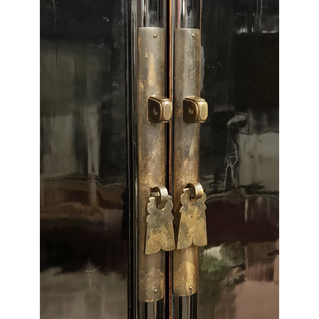 Cabinet de Lettré chinois, Bois laqué, 19ème 9