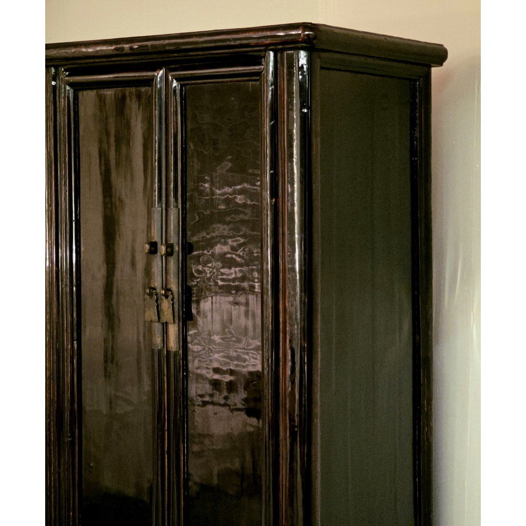 Cabinet de Lettré chinois, Bois laqué, 19ème 7