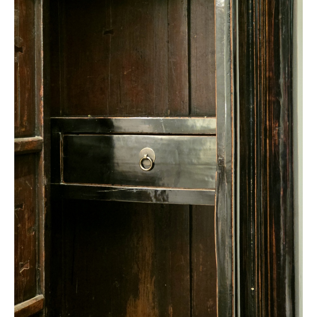 Cabinet de Lettré chinois, Bois laqué, 19ème 8
