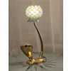 Lampe Sculpture Lotus, Bronze, Agate et Nacre, 1970s 20