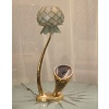 Lampe Sculpture Lotus, Bronze, Agate et Nacre, 1970s 21