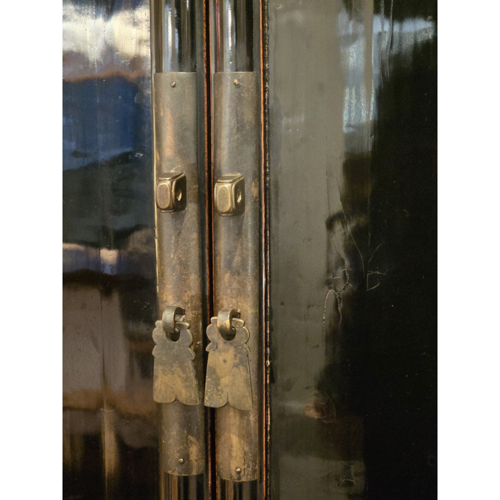 Cabinet de Lettré chinois, Bois laqué, 19ème 13