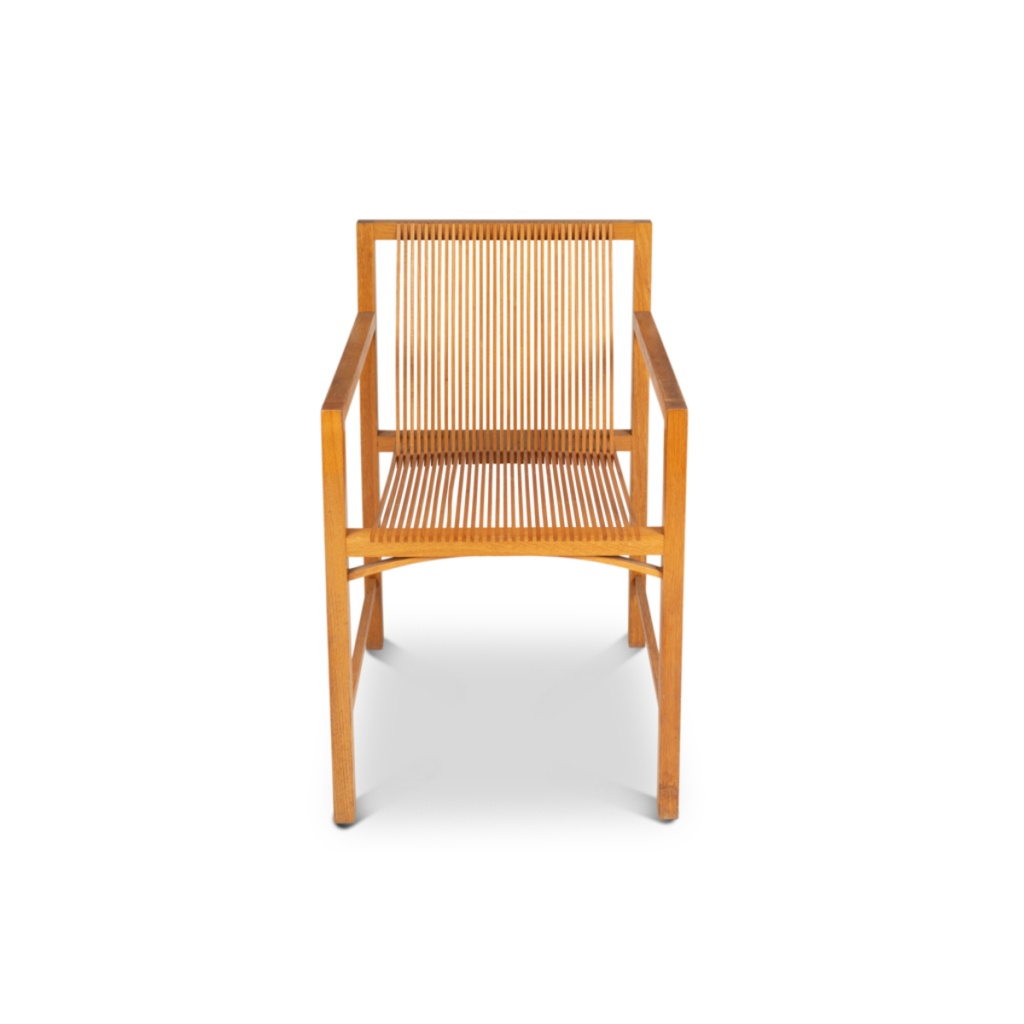 Ruud Jan Kokke. Paire de fauteuils minimalistes en chêne. Années 1980 5