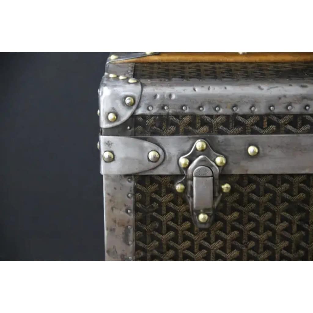 Malle Goyard a chapeaux 60 cm 5