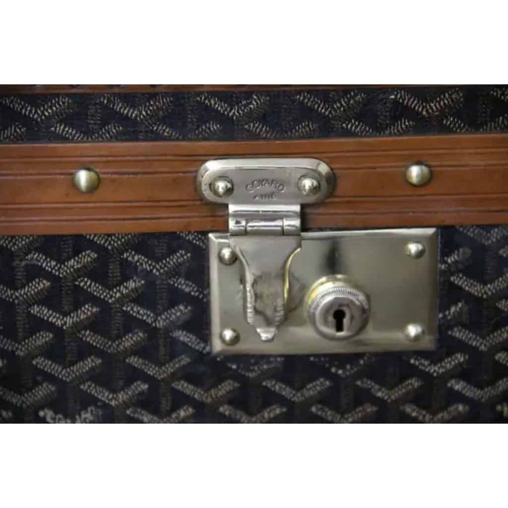 Petite malle Goyard ancienne 53 cm 6