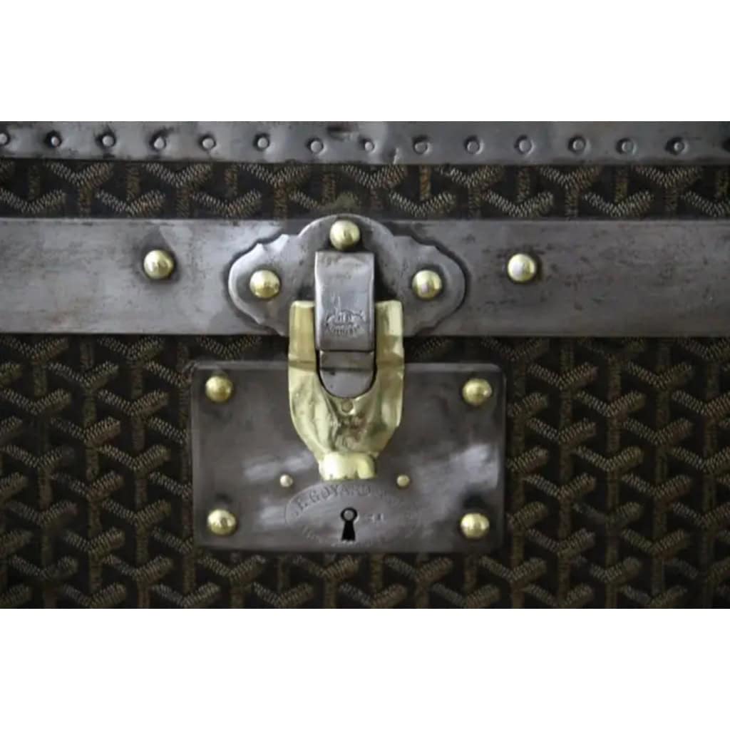 Malle Goyard a chapeaux 60 cm 7