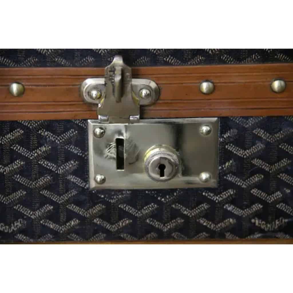 Petite malle Goyard ancienne 53 cm 7