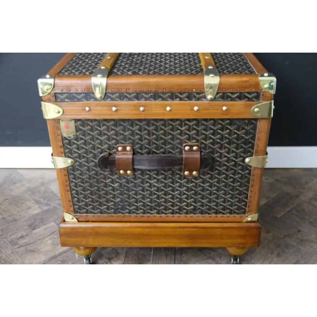 Petite malle Goyard ancienne 53 cm 9