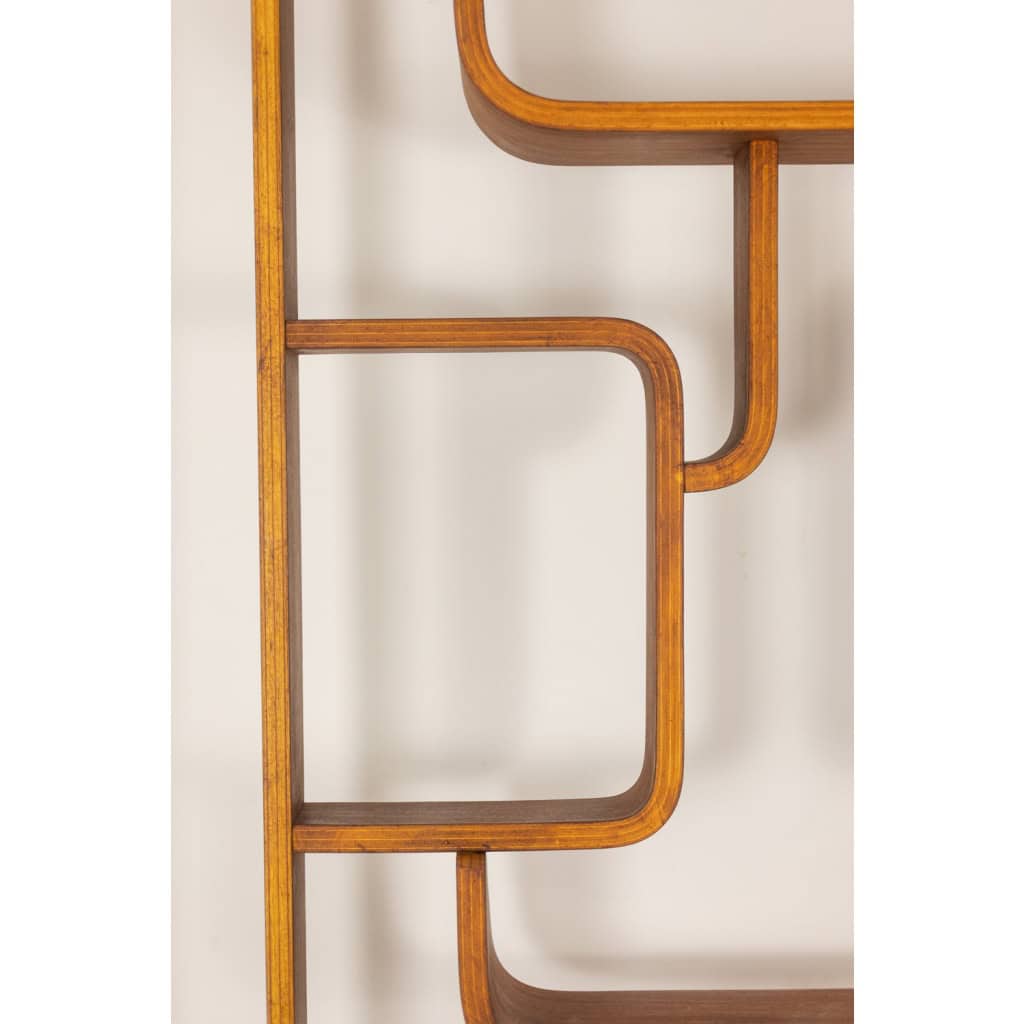 Ludvik Volak. Paire d’étagères ou cloison claustra. Années 1960-70. LS66367005/1 8