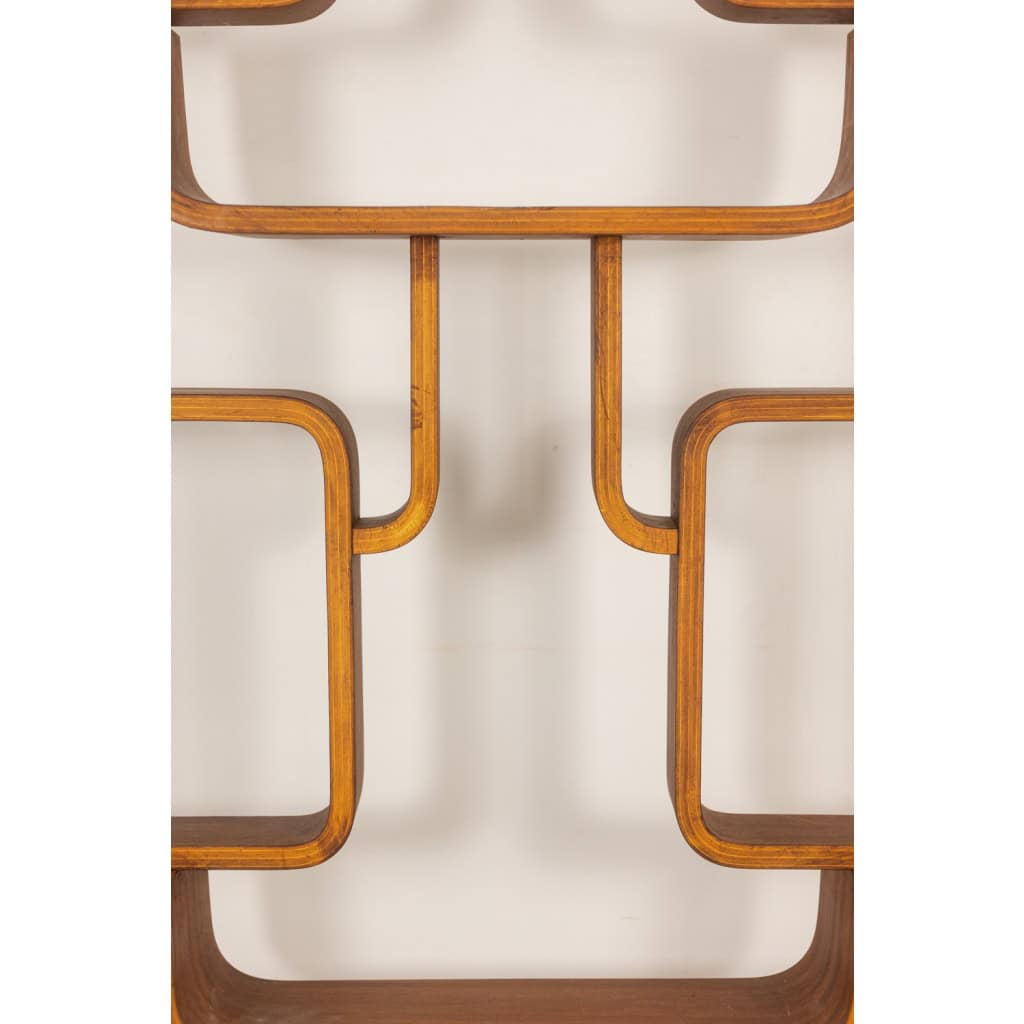 Ludvik Volak. Paire d’étagères ou cloison claustra. Années 1960-70. LS66367005/1 9