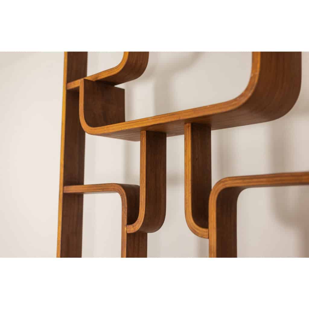 Ludvik Volak. Paire d’étagères ou cloison claustra. Années 1960-70. LS66367005/1 11