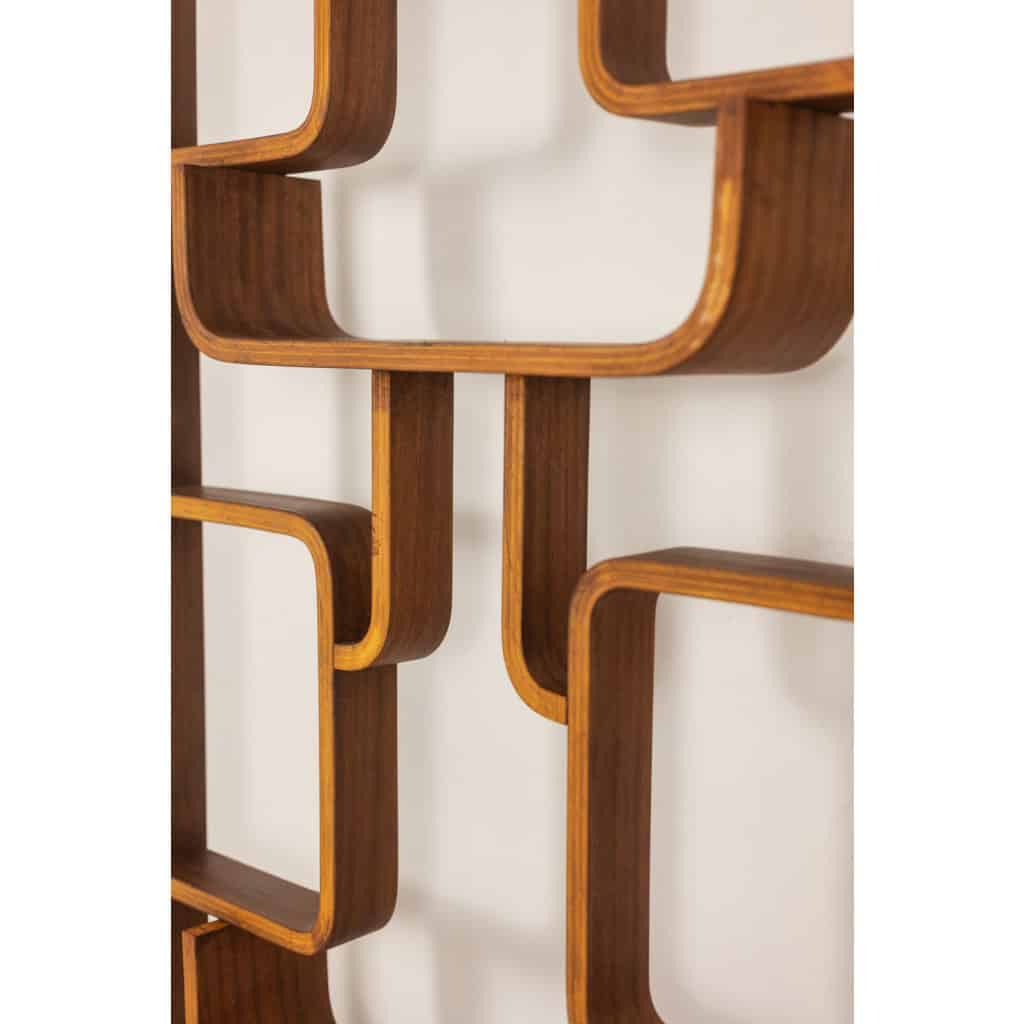 Ludvik Volak. Paire d’étagères ou cloison claustra. Années 1960-70. LS66367005/1 12