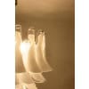 Lustre en verre de Murano en verre blanc et translucide. Contemporain LS64651196 16
