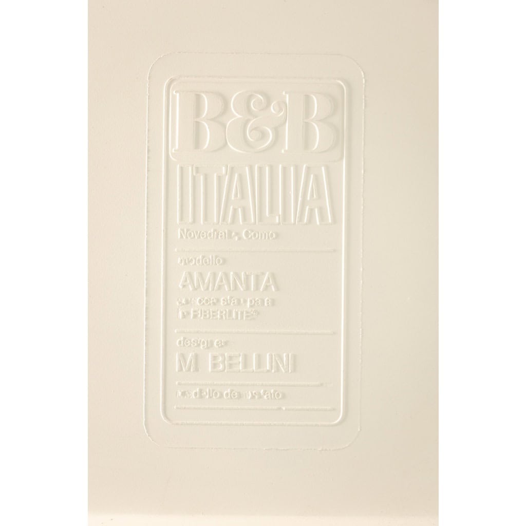 Mario Bellini, pour B&B Fauteuil chauffeuse Amanta en cuir. Vers 1970. LS6322433 16