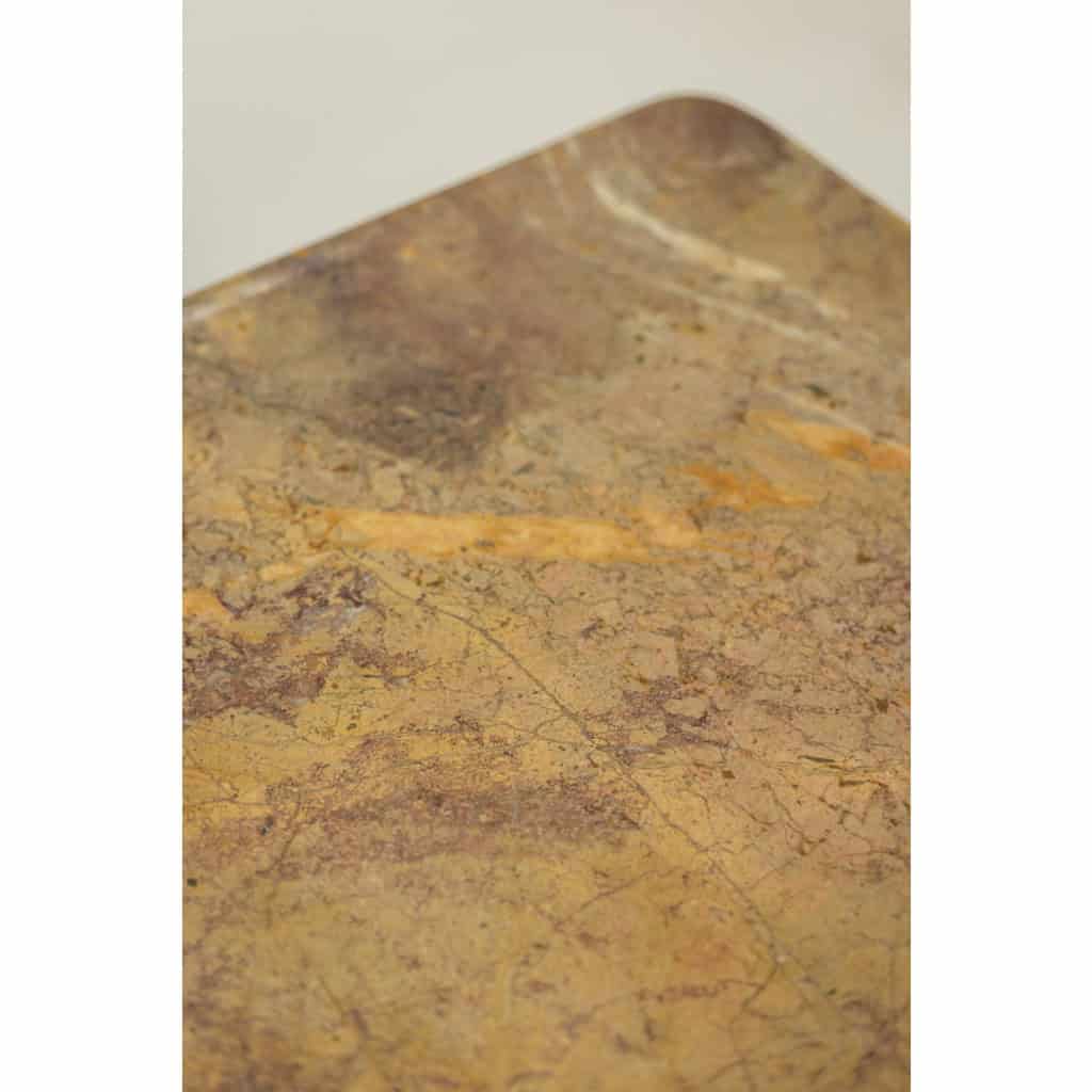 Table basse rectangulaire en marbre Sarrancolin. Travail contemporain LS65421228 7