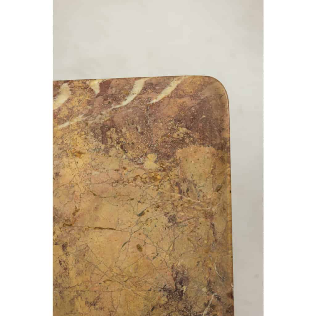 Table basse rectangulaire en marbre Sarrancolin. Travail contemporain LS65421228 8