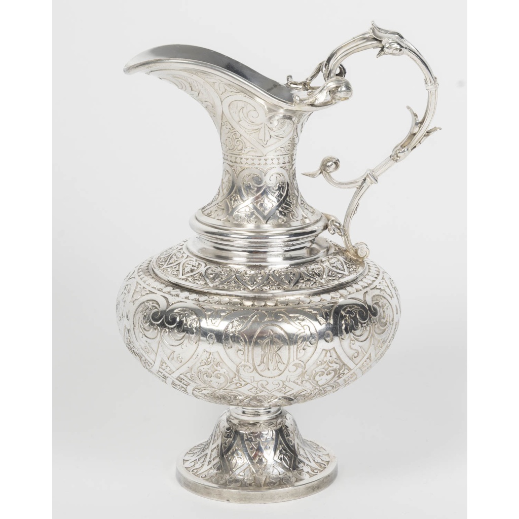 FROMENT MEURICE – Service Thé/Café 4 pièces en argent massif – Epoque XIXe siècle 20