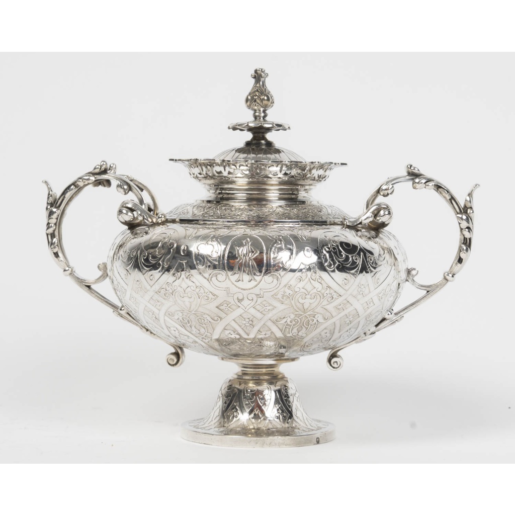 FROMENT MEURICE – Service Thé/Café 4 pièces en argent massif – Epoque XIXe siècle 23