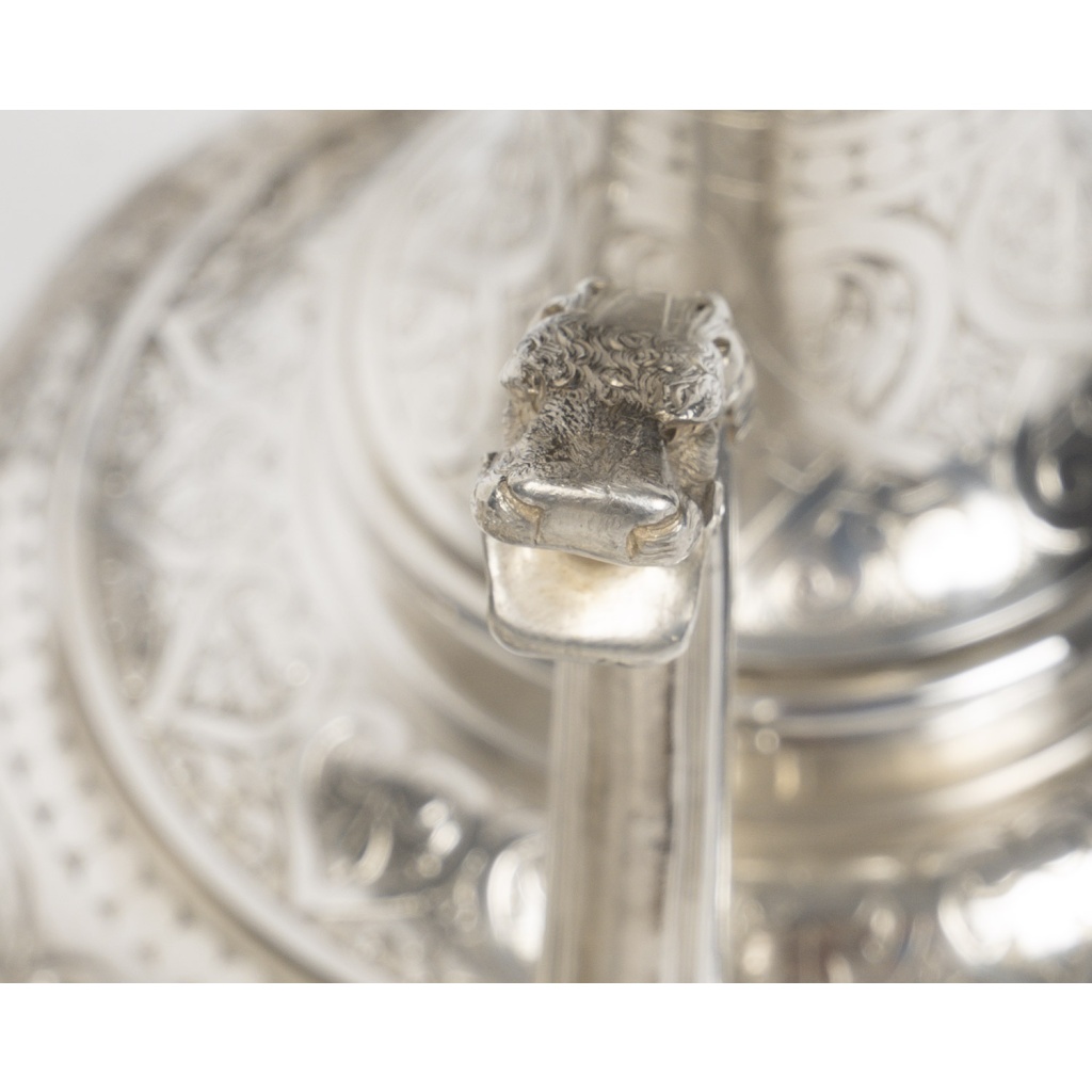 FROMENT MEURICE – Service Thé/Café 4 pièces en argent massif – Epoque XIXe siècle 31