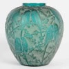 1919 René Lalique – Vase Perruches teinté vert 10