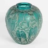 1919 René Lalique – Vase Perruches teinté vert 12