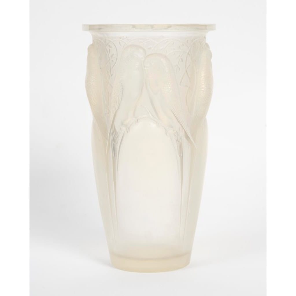 René Lalique-1924 – Vase « Ceylan » Opalescent. 4