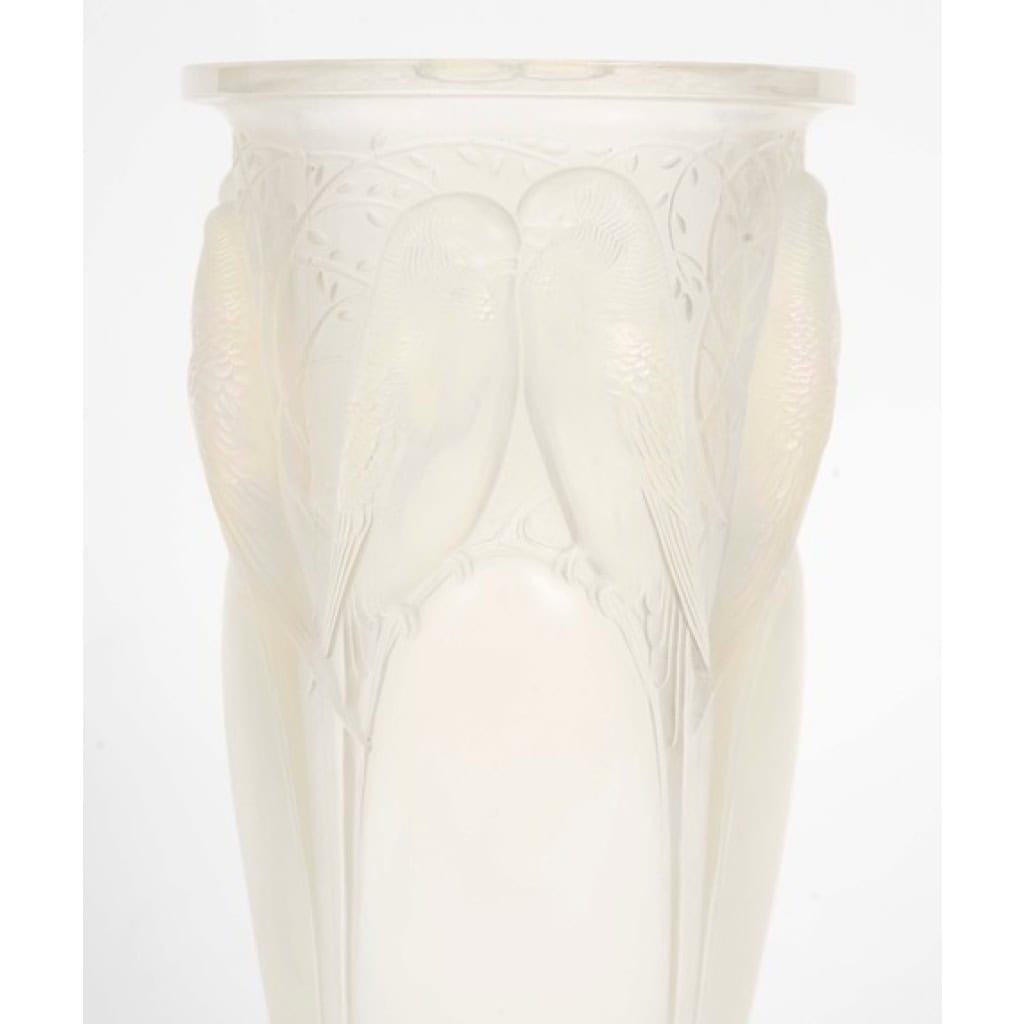 René Lalique-1924 – Vase « Ceylan » Opalescent. 7