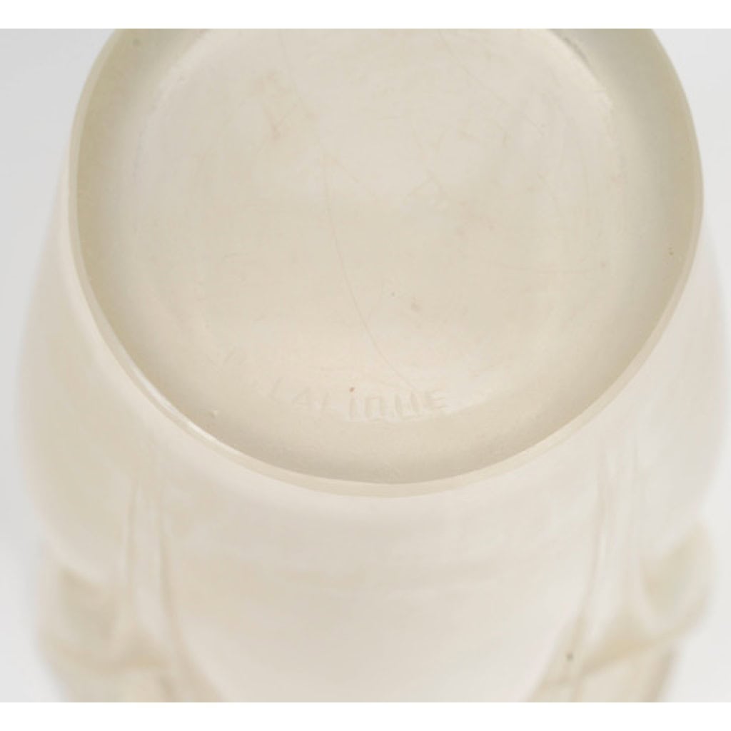 René Lalique-1924 – Vase « Ceylan » Opalescent. 8