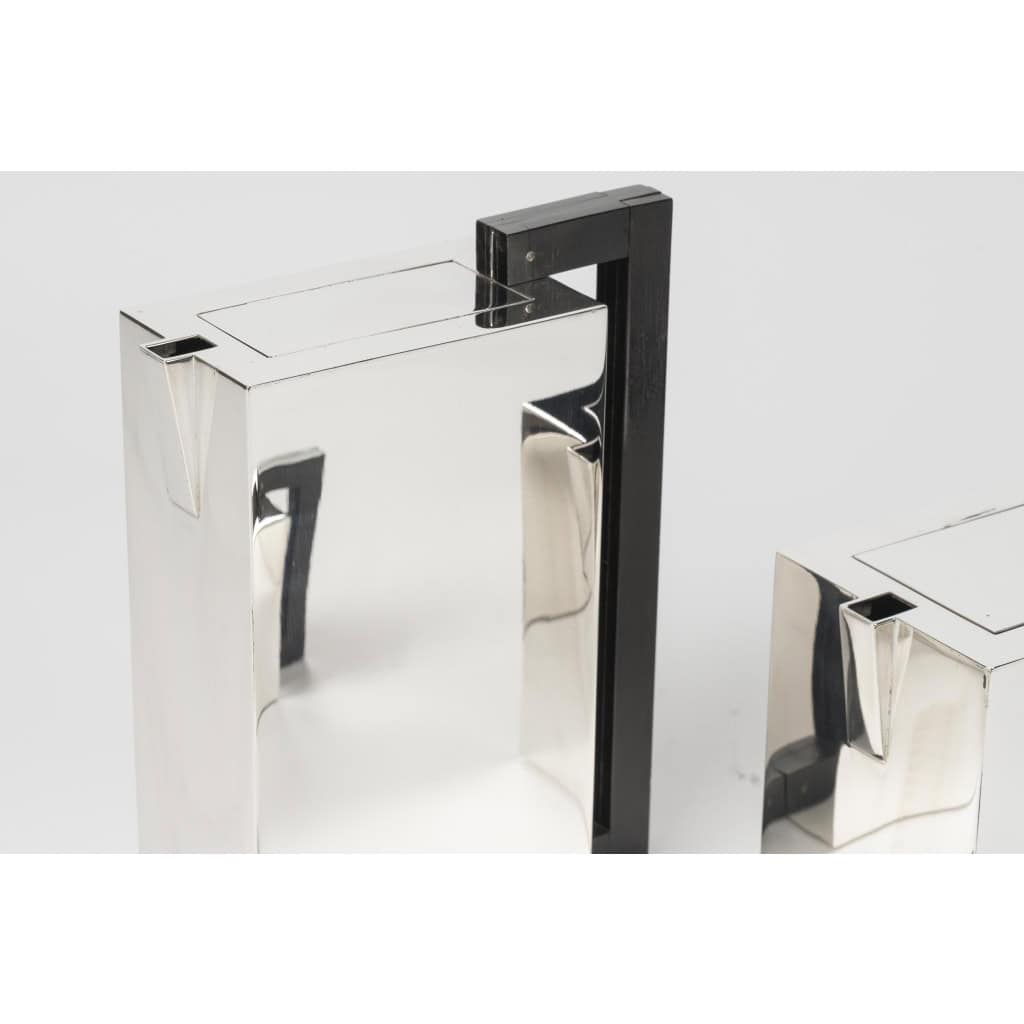 ARMANI CASA Service à thé et café moderniste, argent massif Modèle Art déco 25 ARMANI CASA Service à thé et café moderniste, argent massif Modèle Art déco 25