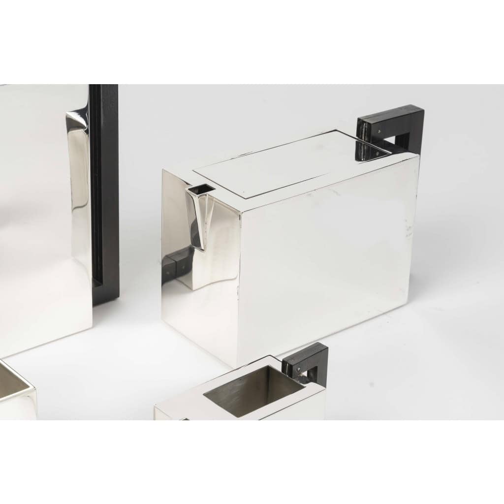 ARMANI CASA Service à thé et café moderniste, argent massif Modèle Art déco 26 ARMANI CASA Service à thé et café moderniste, argent massif Modèle Art déco 26