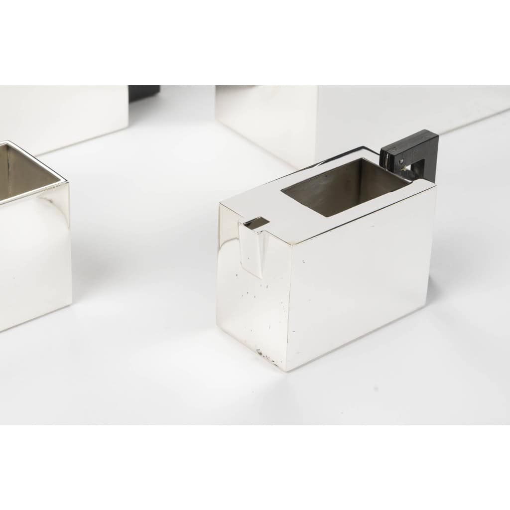 ARMANI CASA Service à thé et café moderniste, argent massif Modèle Art déco 27 ARMANI CASA Service à thé et café moderniste, argent massif Modèle Art déco 27