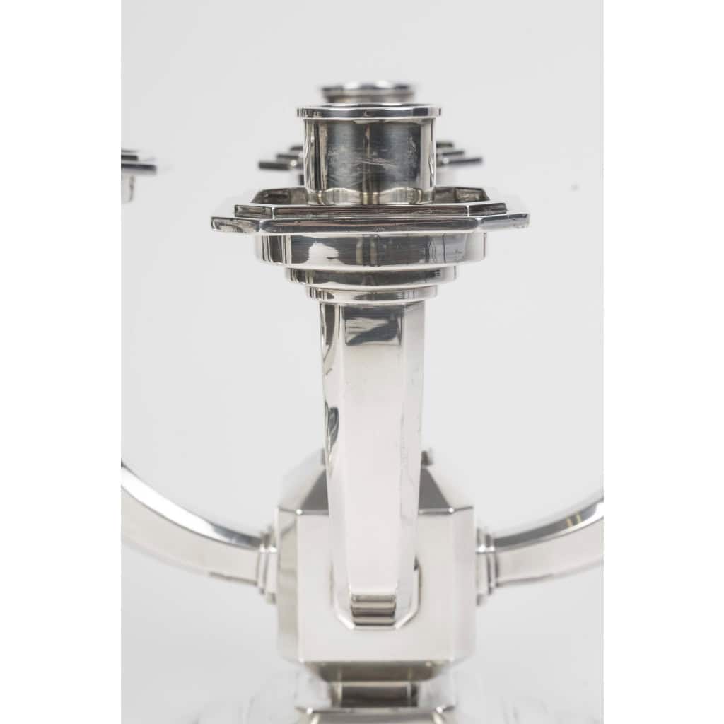 RAVINET D’ENFERT – Paire de candélabres en argent massif époque ART DECO 13 RAVINET D’ENFERT – Paire de candélabres en argent massif époque ART DECO 13