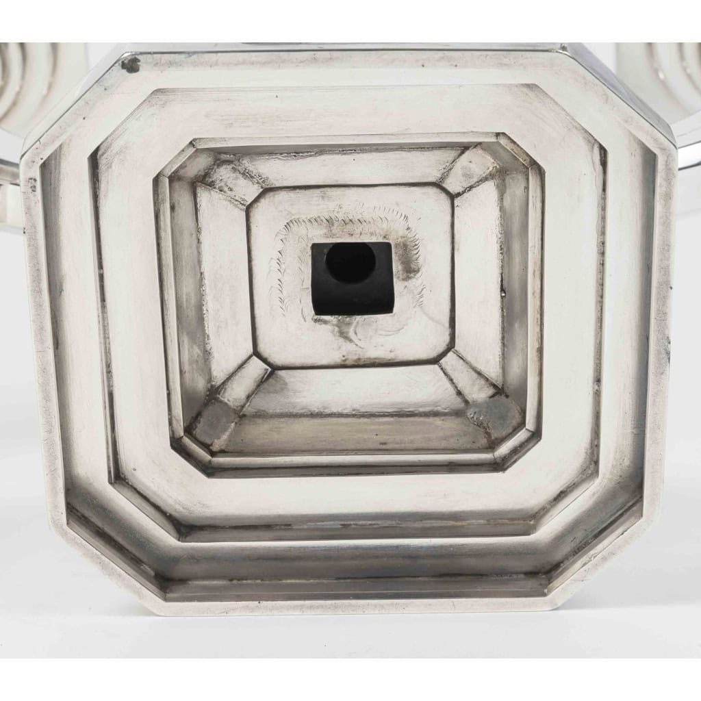 RAVINET D’ENFERT – Paire de candélabres en argent massif époque ART DECO 17 RAVINET D’ENFERT – Paire de candélabres en argent massif époque ART DECO 17