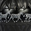 1991 Marie-Claude Lalique – Vase Tanzania Cristal Noir Emaillé Blanc 16