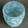 1932 René Lalique – Vase Dauphins Verre Opalescent Patiné Bleu 11