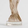 1912 René Lalique – Statuette Moyenne Voilée Verre Blanc Patiné Sépia 16