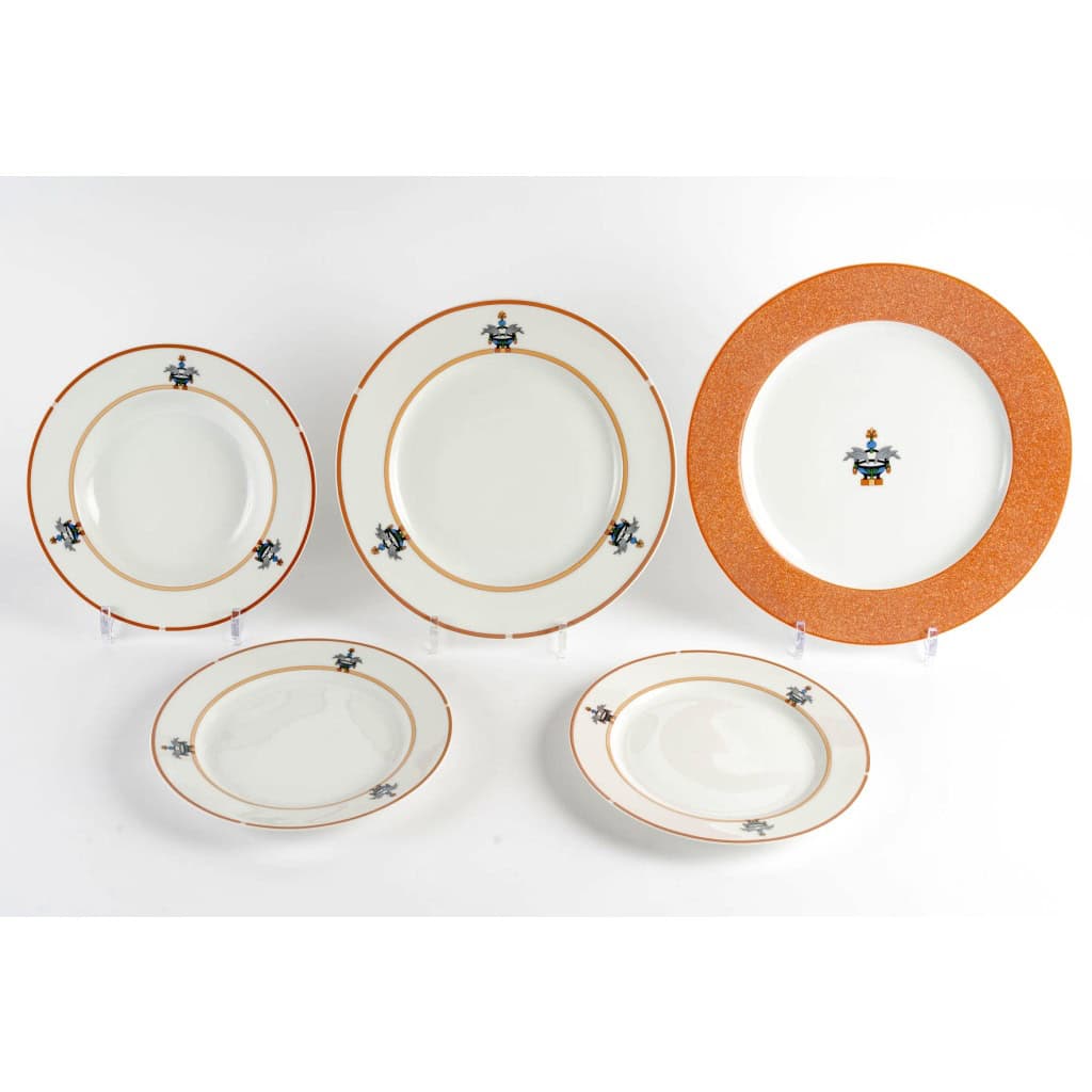 Cartier – Service La Maison Vénitienne Porcelaine Limoges – 48 Pièces – Neuf en Boîtes 3