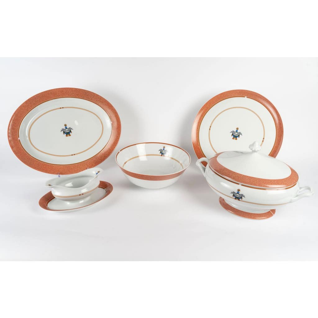 Cartier – Service La Maison Vénitienne Porcelaine Limoges – 48 Pièces – Neuf en Boîtes 12