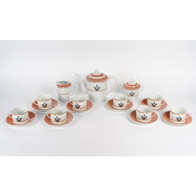 Cartier – Service à Thé La Maison Vénitienne Porcelaine Limoges – Neuf