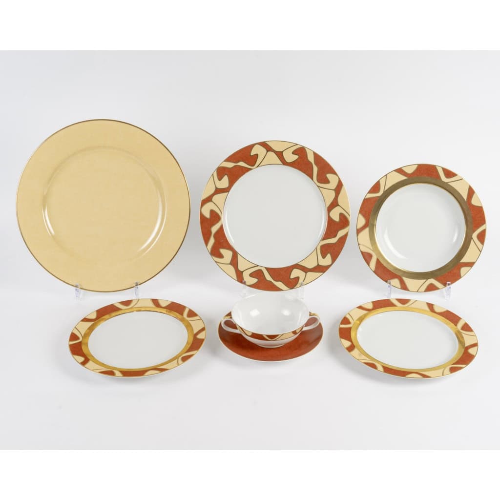 Puiforcat – Service Kilim Porcelaine Limoges – 61 Pièces 3