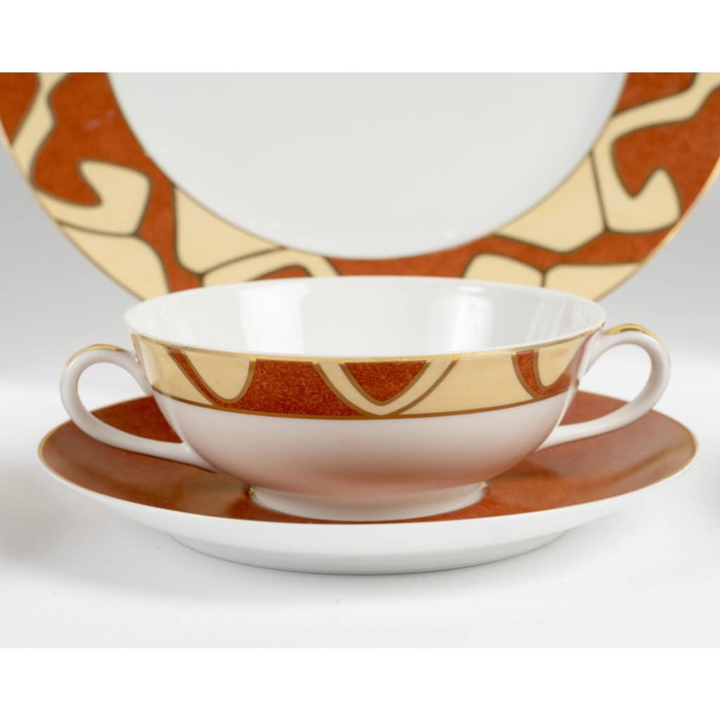 Puiforcat – Service Kilim Porcelaine Limoges – 61 Pièces 8