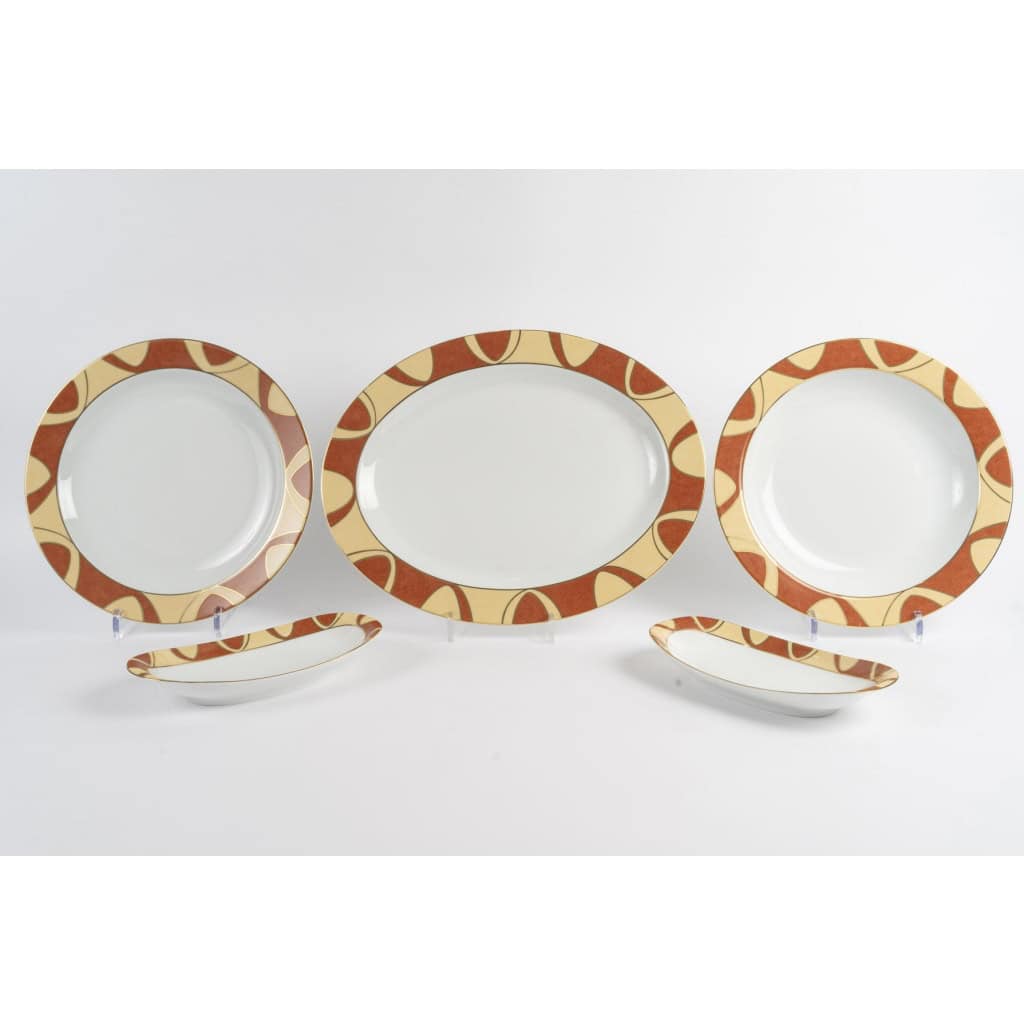 Puiforcat – Service Kilim Porcelaine Limoges – 61 Pièces 11