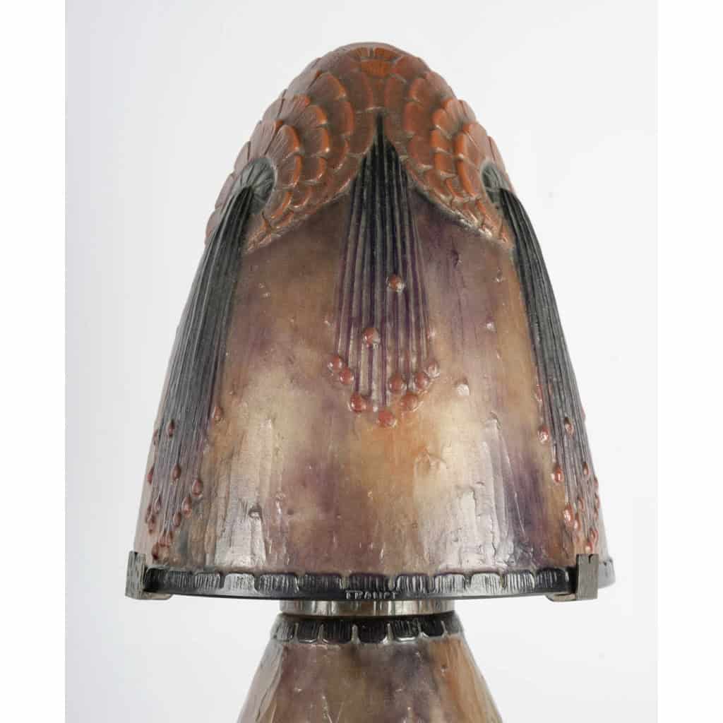 1925 Gabriel Argy-Rousseau – Lampe « Fleurs Tropicales » Pâte de Verre 7
