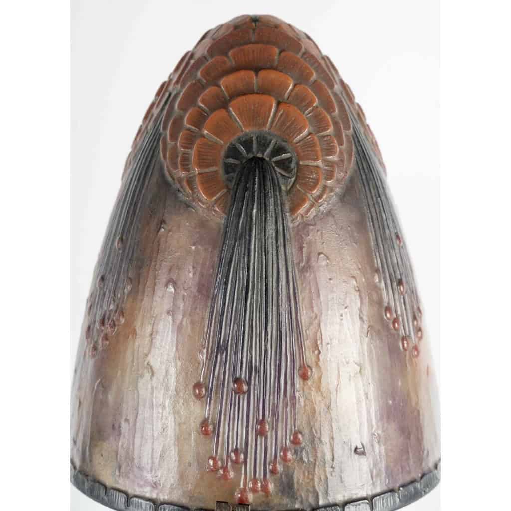 1925 Gabriel Argy-Rousseau – Lampe « Fleurs Tropicales » Pâte de Verre 9